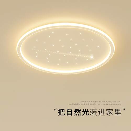 创意卧室灯现代简约LED吸顶灯客厅灯星空灯饭厅房间2026新款灯具