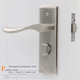 50Mm55Mm60Mm70Mm/拉手锁/房间门锁/室内门锁125mm孔距单舌门锁