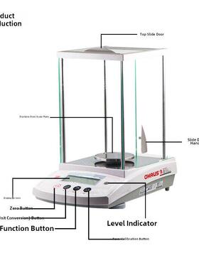 Orahors Pr124Zh/E数字分析天平Pr224Zh/E实验室万分之一0.1Mg Cp