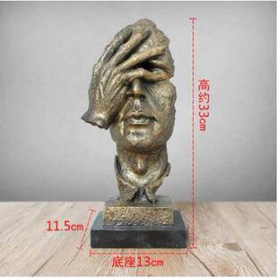 思想者沉思者思考艺术品工艺品家居装饰品雕塑古铜色人物创意摆件