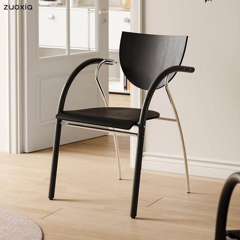 左下北欧餐椅现代简约客厅家用靠背椅中古设计师网红休闲餐桌椅子,住宅家具,餐椅,淘宝优惠券,粉丝福利购,淘宝优惠卷