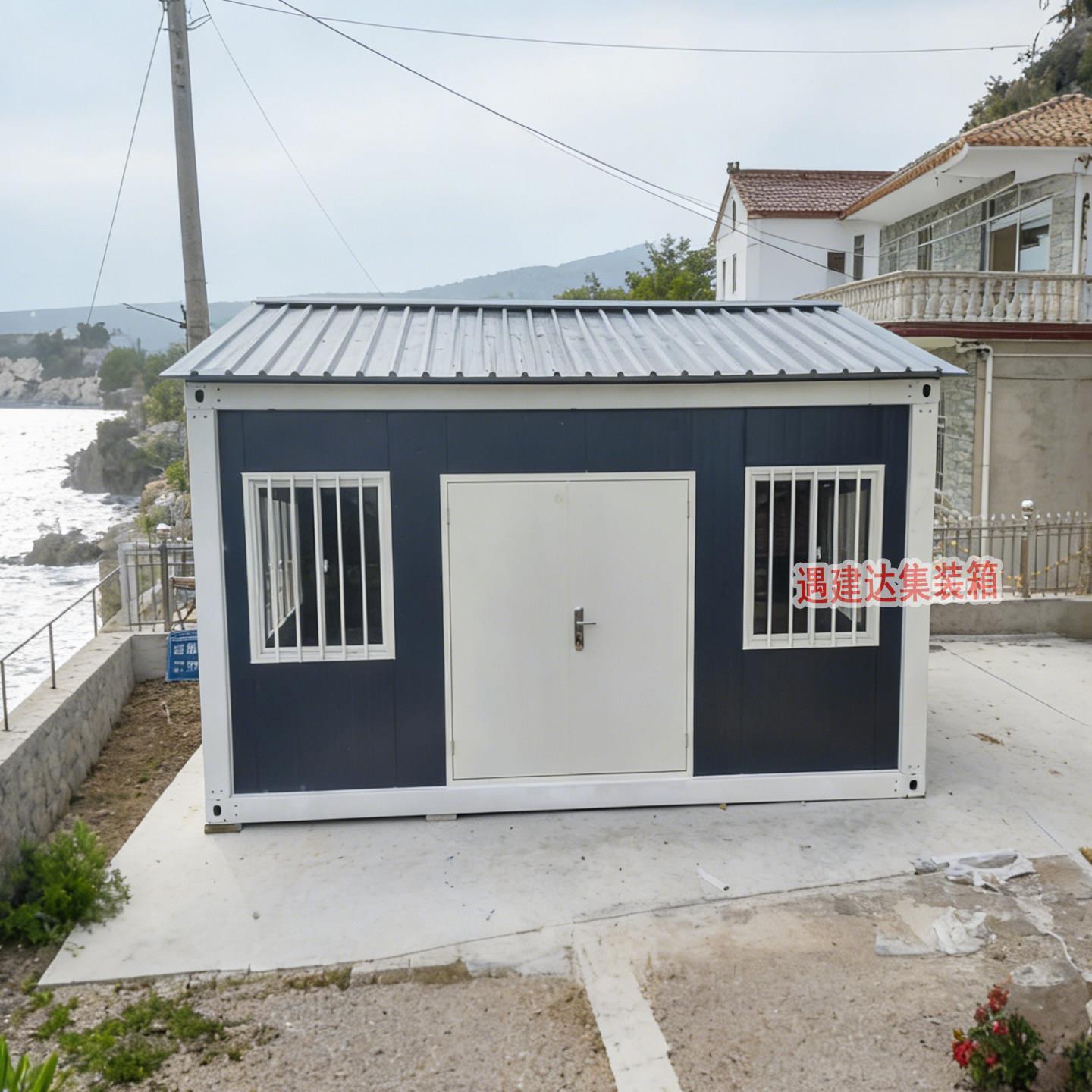 集装箱活动房可组装铁皮房屋办公室简易拆卸移动房住人带化妆室