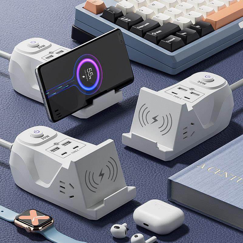 插座无线 线充电插排带快充30瓦USB充电多功能接线 线板插板带线,电子/电工,USB/快充/无线充电排插,淘宝优惠券,粉丝福利购,淘宝优惠卷