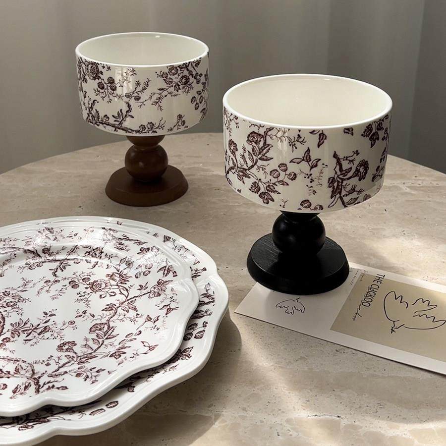 态生活法式复古海德公园小藤曼陶瓷碗盘中古花卉乔迁新婚礼物摆件,餐饮具,盘,淘宝优惠券,粉丝福利购,淘宝优惠卷