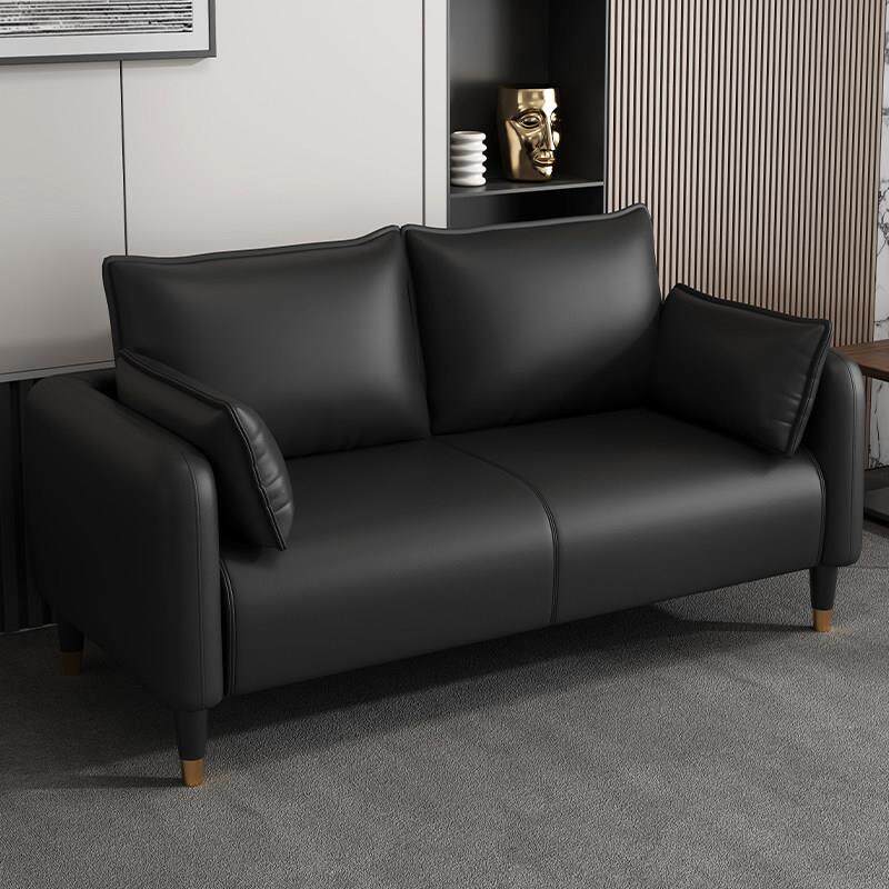 简约现代公寓小户型沙发客厅卧室服装店双人三人直排办公室小沙发