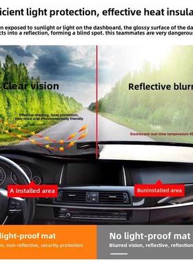 2025款比亚迪第二代宋ProDM-i中控仪表台避光垫25款防滑晒车头布