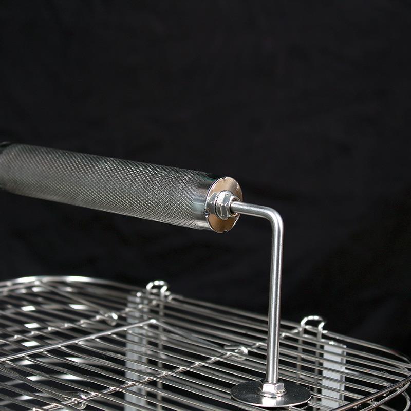 鹦鹉不锈钢站棍外带笼提手户外鸟笼顶站架中大型鸟用磨爪站杆站架