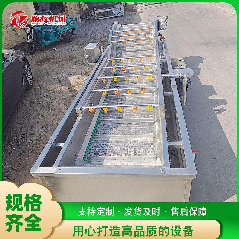 菠菜气泡清洗机 小油菜全自动清洗机 果蔬叶类菜气泡清洗机设备