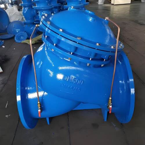 防水锤流量控制阀JD745X-10Q DN300多功能水泵控制阀球墨铸铁材质
