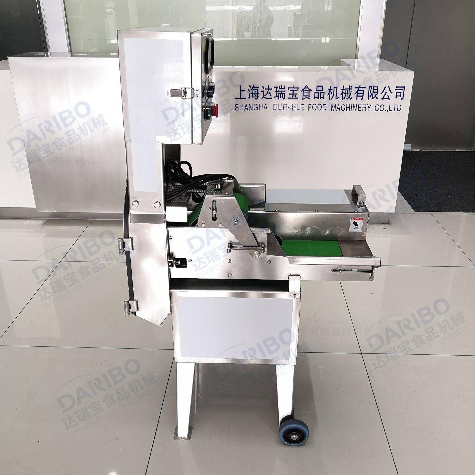 W全自动香肠切斜片机 大型商用多功能熟香肠切肉机红肠腊肠切片机