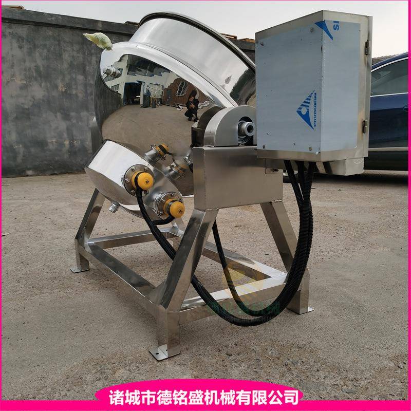 绿茶味瓜子卤煮锅 电导热油鸡爪卤煮夹层锅 酱猪蹄生产设备