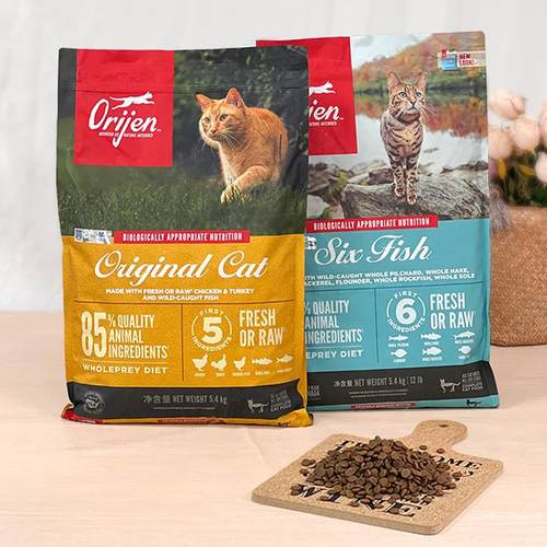 贝多芬宠物/美国进口Orijen渴望无谷鸡肉全猫粮成幼猫粮5.4kg