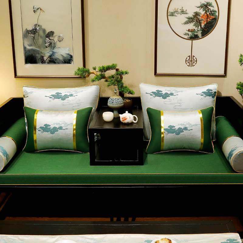 中式沙发坐垫红木家具坐垫套罗汉床乳胶坐垫久坐坐垫防滑椅垫