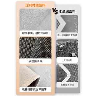 家用红色进门防滑耐脏门垫新年脚垫 出入平安半圆入户门地垫中式