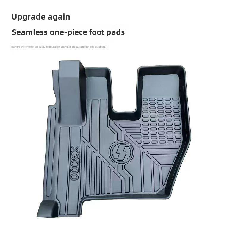 陕汽德龙X3000脚垫X5000新M3000专用货车内饰改装M3000S驾驶室tpe