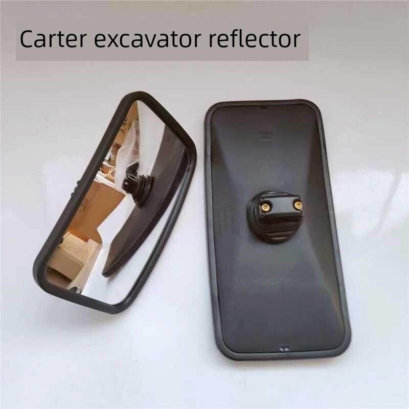 挖掘机卡特307 312 320 324 329 336B C D后视镜反射镜倒车辅助镜