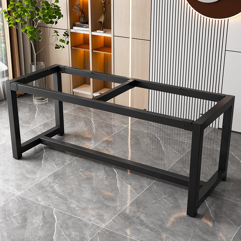 桌腿支架金属桌架铁艺定制焊烤漆餐桌脚办公桌子腿铁艺茶几吧台腿