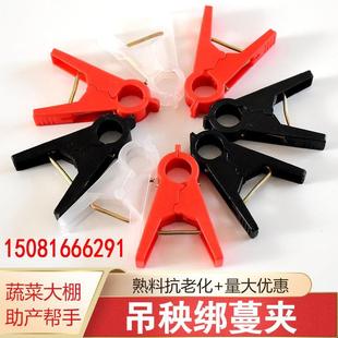 西红柿黄瓜夹子吊落秧夹吊绑蔓大棚温室蔬菜青辣椒番茄西葫芦夹子