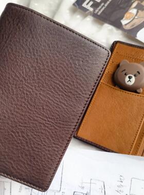 新意大利Mbox层牛皮手册活页A6真皮手提包简单80%折扣A7活页书