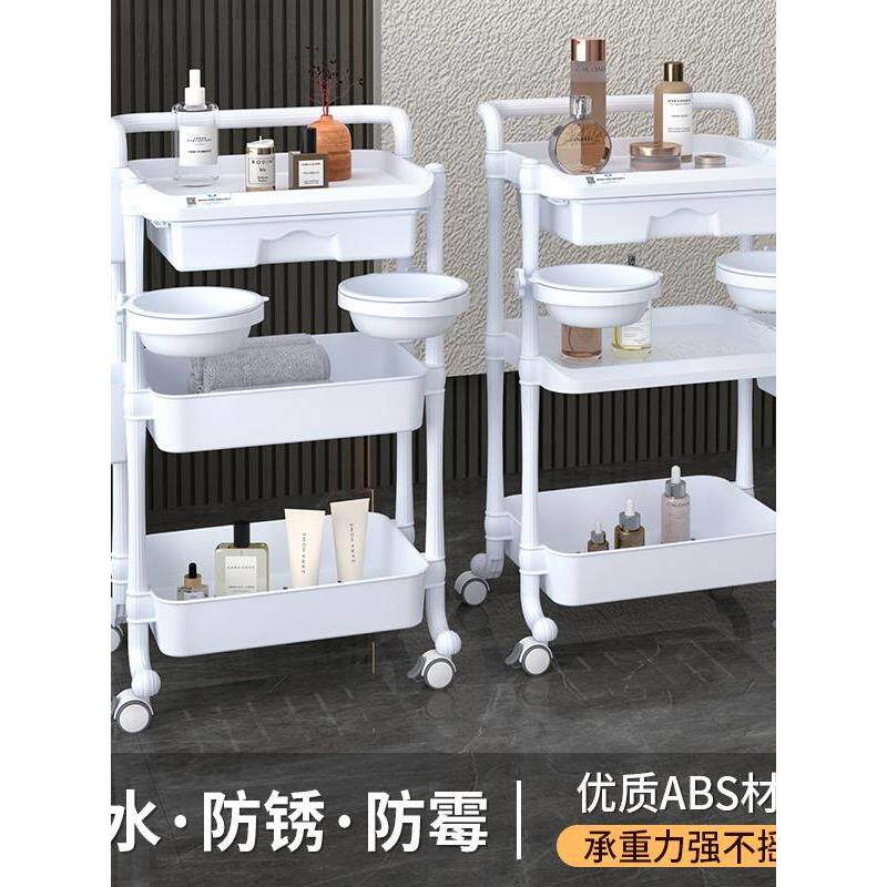美容院专用小车手推工具车移动多层小推车推车收纳置物架仪器家用