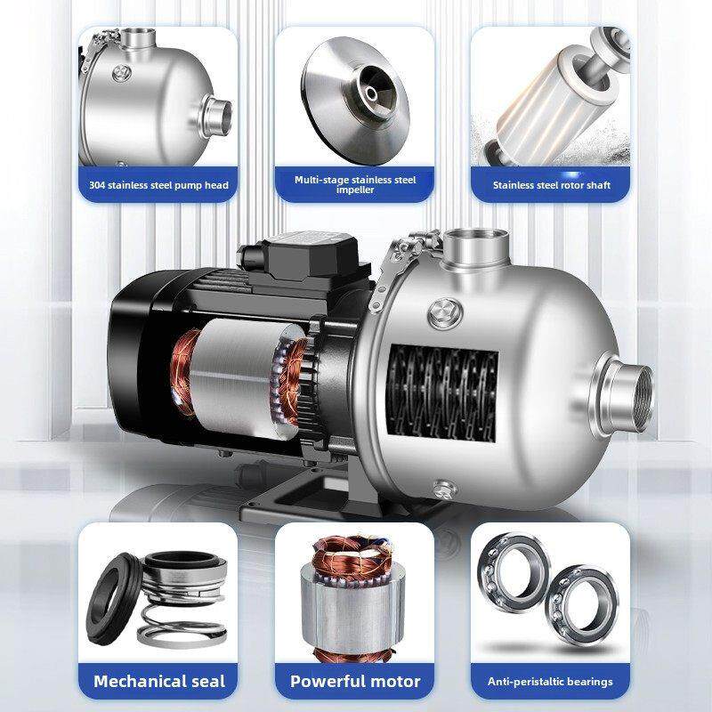 凌霄Cmf多级离心泵静音水泵不锈钢空气能热水器增压泵热水循环泵