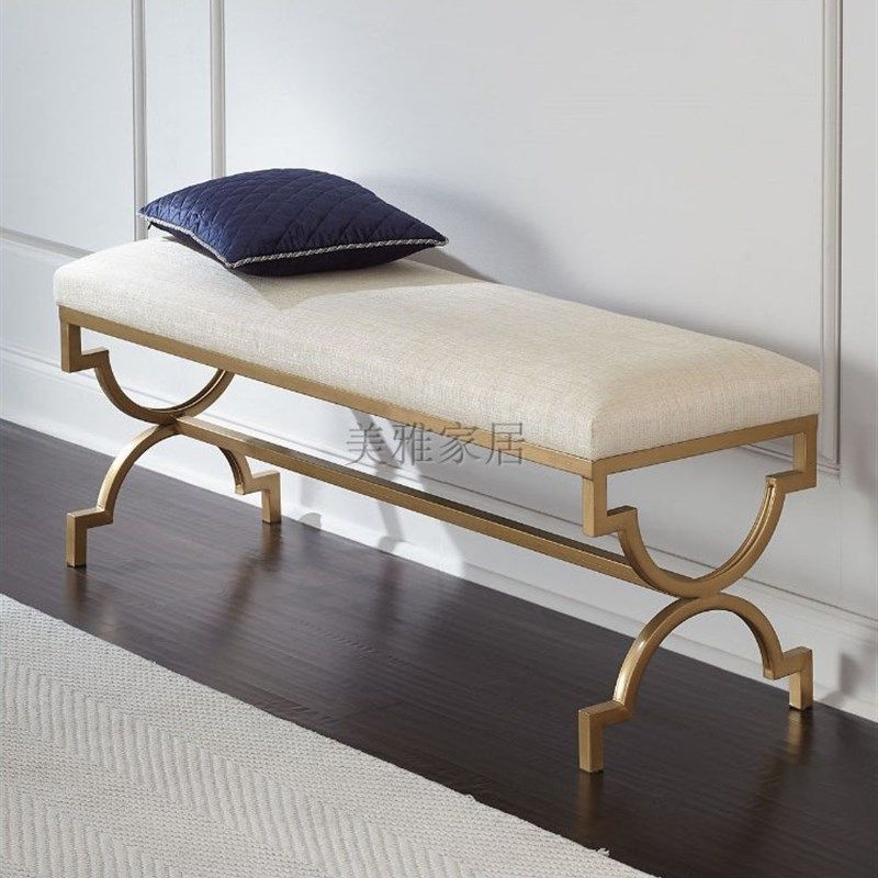 北欧进门换鞋凳商场服装店长凳床尾矮凳鞋店试鞋凳布艺沙发长椅子,住宅家具,换鞋凳,淘宝优惠券,粉丝福利购,淘宝优惠卷