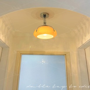 美式中古南瓜过道吸顶灯包豪斯复古玄关阳台个性创意蘑菇灯具casa