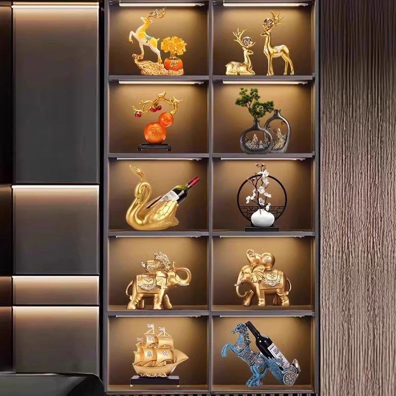轻奢高档酒柜装饰品摆件客厅电视柜玄关家居餐边柜工艺品乔迁礼物,家居饰品,户外/庭院摆件,淘宝优惠券,粉丝福利购,淘宝优惠卷