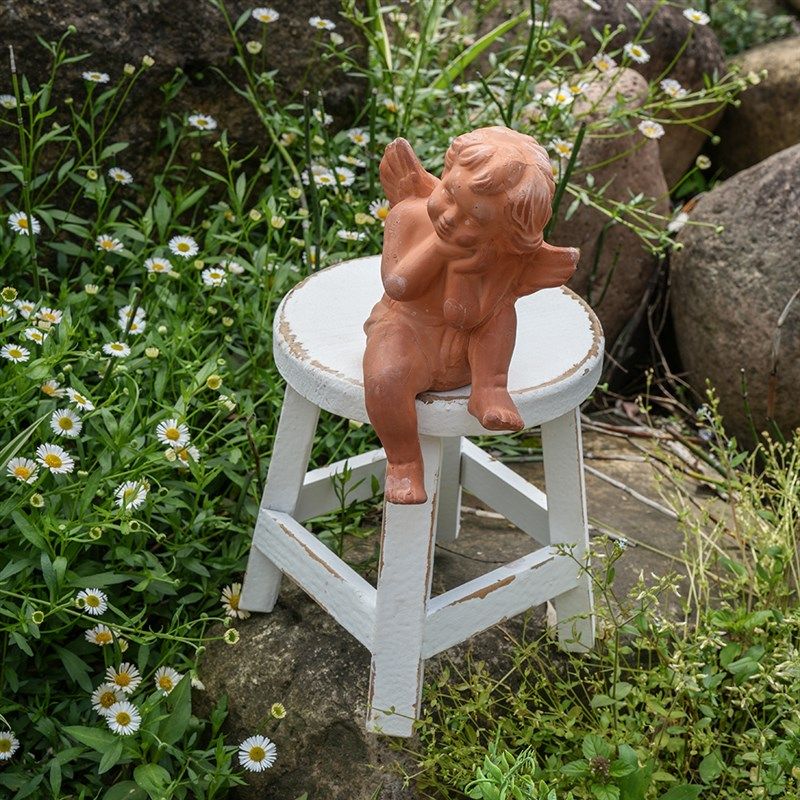 实木复古做旧桌面小凳子创意小椅子花架增高家居饰品花园杂货摆件,家居饰品,户外/庭院摆件,淘宝优惠券,粉丝福利购,淘宝优惠卷