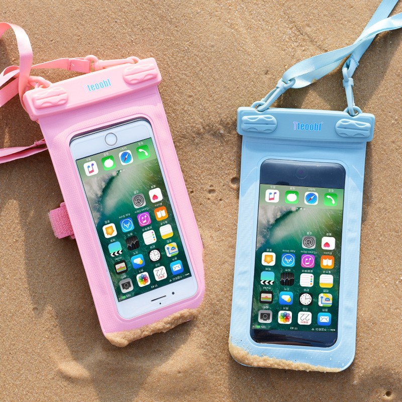 手机防水袋可触摸骑手外卖专用透明密封潜水套游泳挂脖触屏防水套