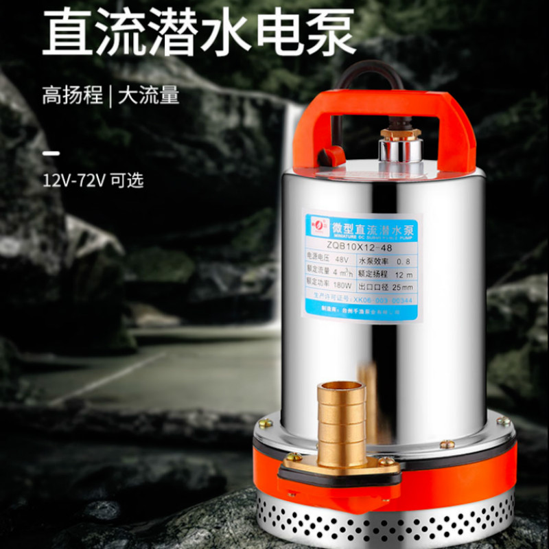新品24V微型增压泵小型48V60v自吸抽水高压水泵家用净水机直流抽