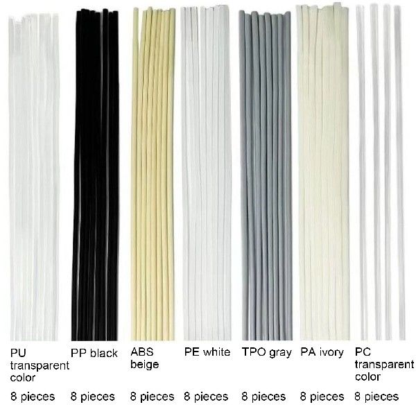 56-PCS ABS Welding Rods 56-PCS PP PU ABS PE PA PC 7 Types