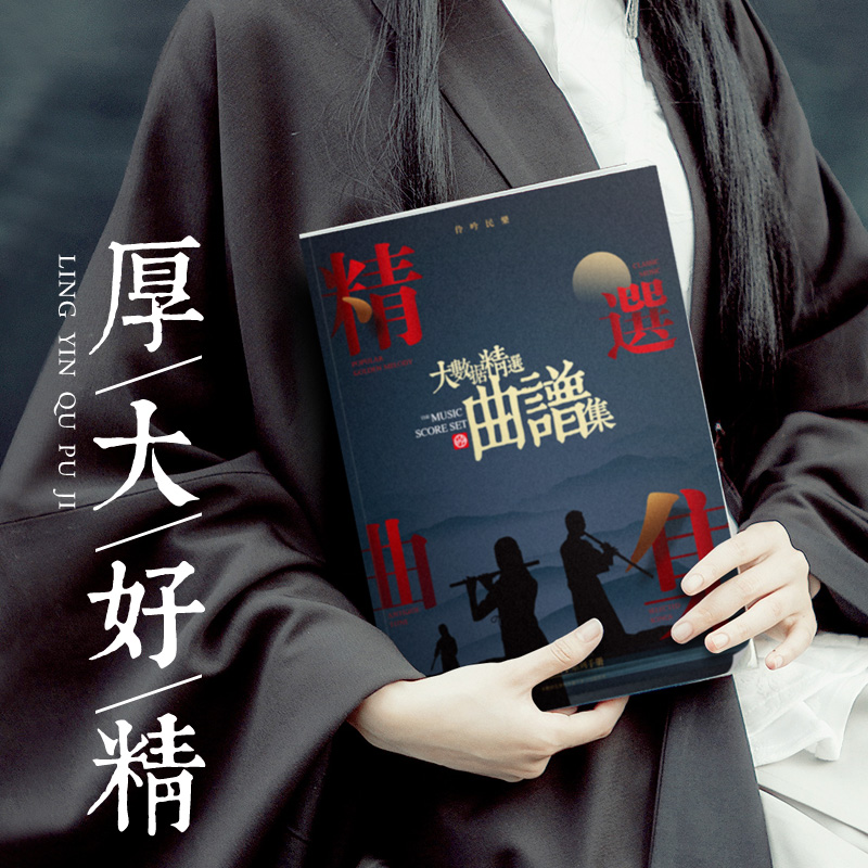 伶吟笛子竹笛入门曲谱洞箫流行萧简谱基础演奏教程视频示范曲谱集