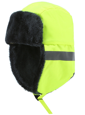 Reflective Warm Working Hat Winter Men High Visibility Safet