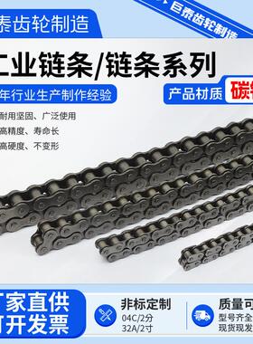 工业传动链条分06B4分08B5分10A6分12A齿轮1寸16A单排双排