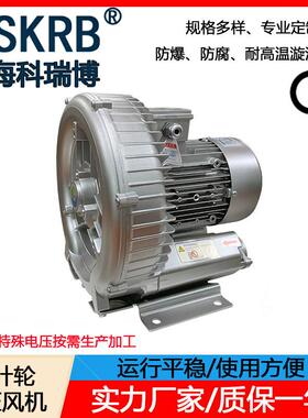 现货XGB-11001.1KW清洗机吹干机上料机高压风机铝合金气泵