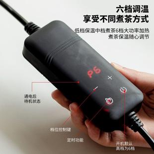 玻璃茶壶一套 拓土渐变烧莲瓣围炉煮茶电陶炉室内家用网红茶具套装