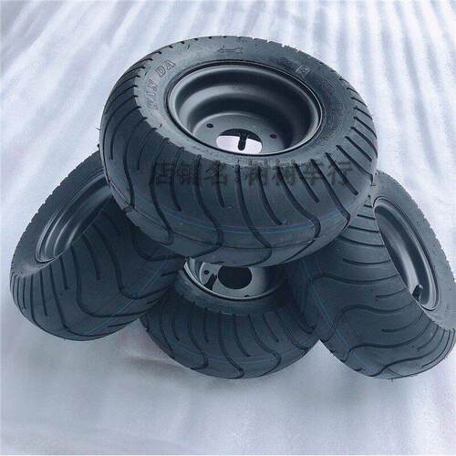 四轮三轮卡丁旅游观光沙滩车13X6.50-6寸公路 真空轮胎轮毂总成