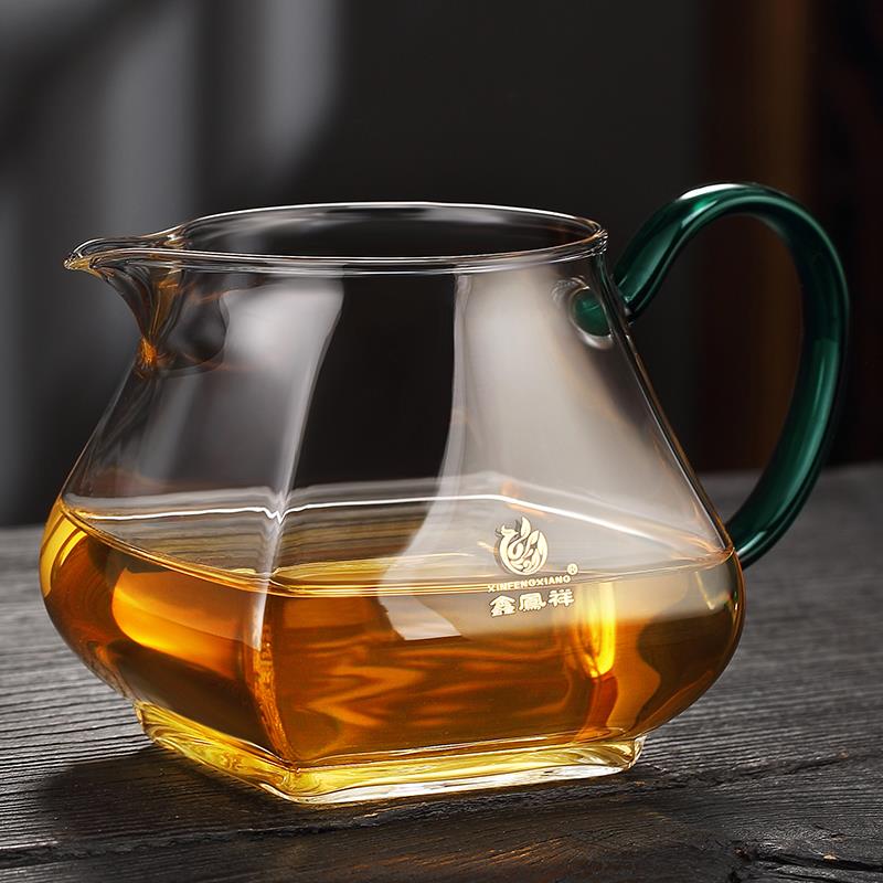 冠发玻璃公道杯加厚耐高温功夫茶具分茶器倒茶杯茶海公杯高档大号