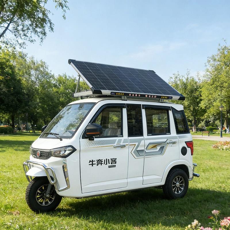 48V60V72V电动老年代步 三轮车四轮车太阳能充手机电池光伏板边跑
