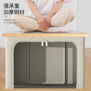 被子衣物整理盒布艺折叠筐储物袋百纳神器 衣服收纳箱家用放衣柜装