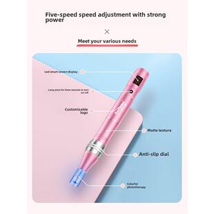 索利普微晶笔电动纳米微针导入仪器1236针水光mts飞梭头皮中胚层