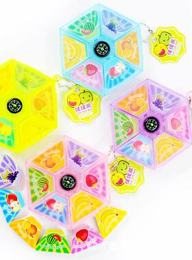 99068新款指南针水果拼盘橡皮 星座学生带香味橡皮擦 铅笔擦