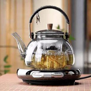 玻璃煮茶壶养生泡茶壶煮茶器家用小型电陶炉围炉煮茶烧水煮茶套装