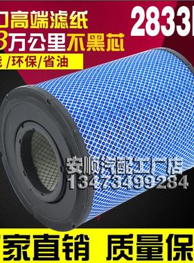 厦工951装载机955适配K2833PU空气滤芯上柴D6114 50铲车滤清器