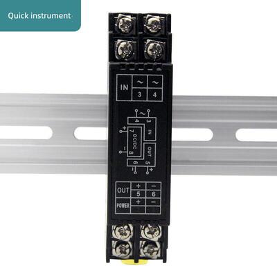 脉冲频率信号隔离器方波正黑波到模拟电流电压发射器模块4-20Ma