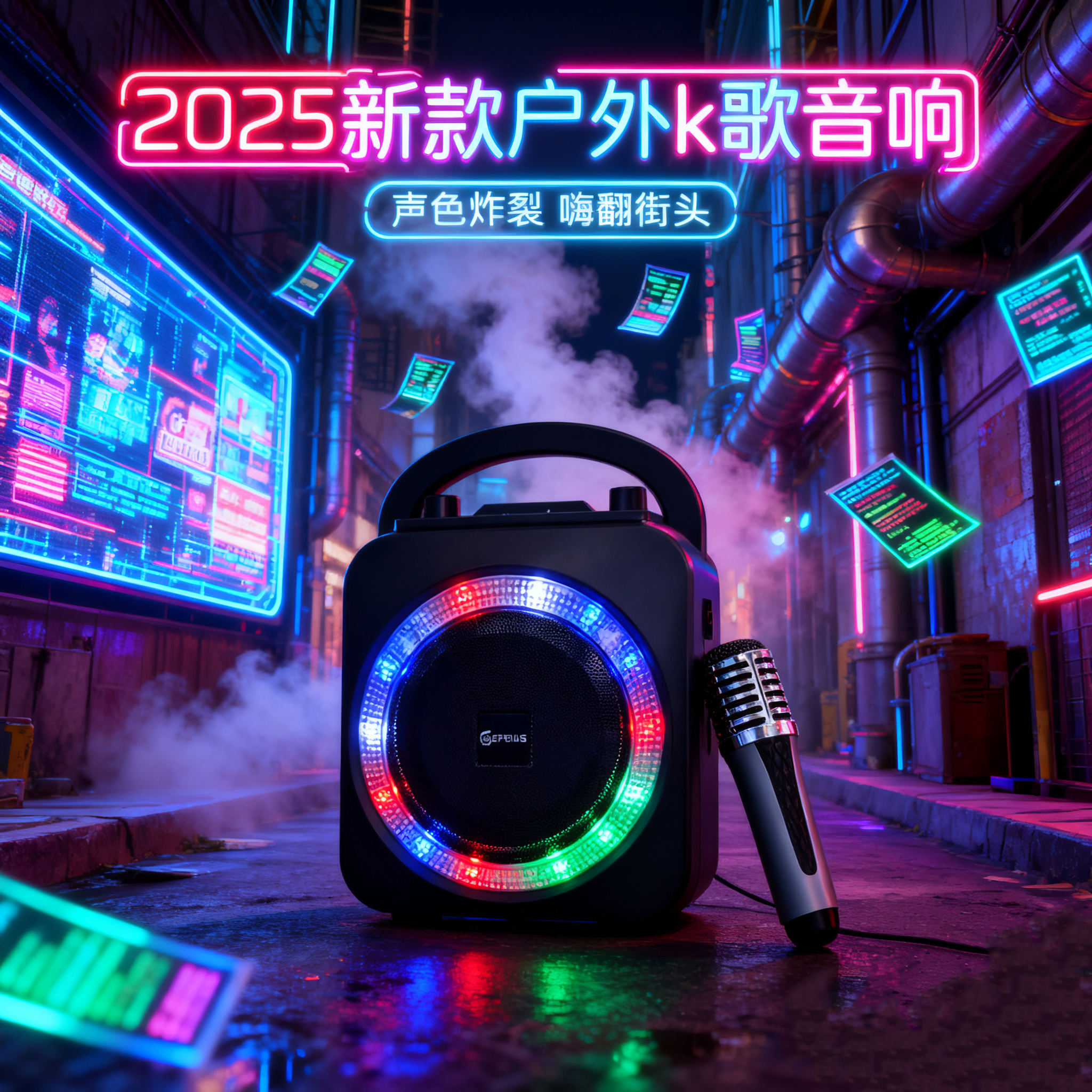 户外唱歌音响广场舞专用带无线话筒2025新款蓝牙店铺专用旗舰店