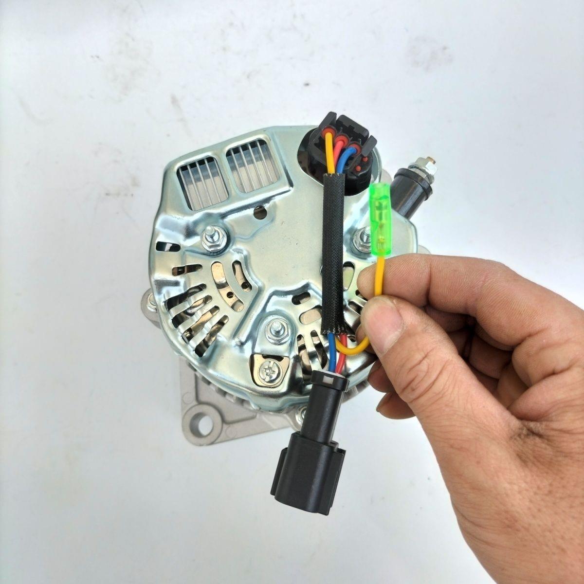 洋马大功率发电机驻车空调发电机洋马12v150A进口扁铜线圈小松60