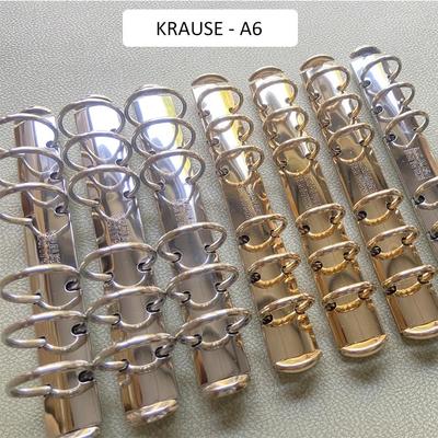 KRAUSE德国进口活页环奇葩A6金色银色可替换拆卸活页夹