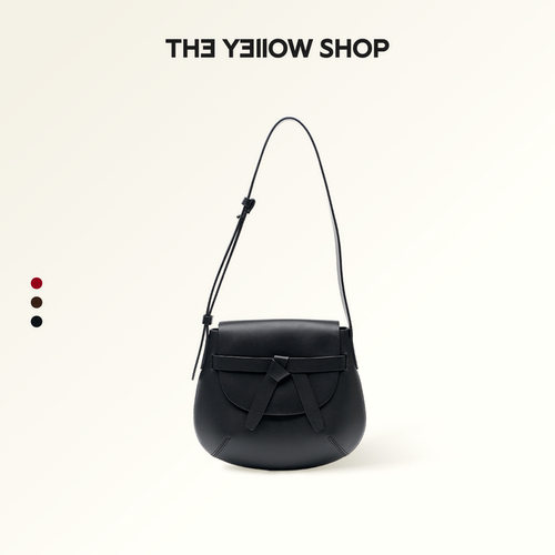 【明星同款】TheYellowShop 复古小牛皮婚包通勤单肩腋下包Jo